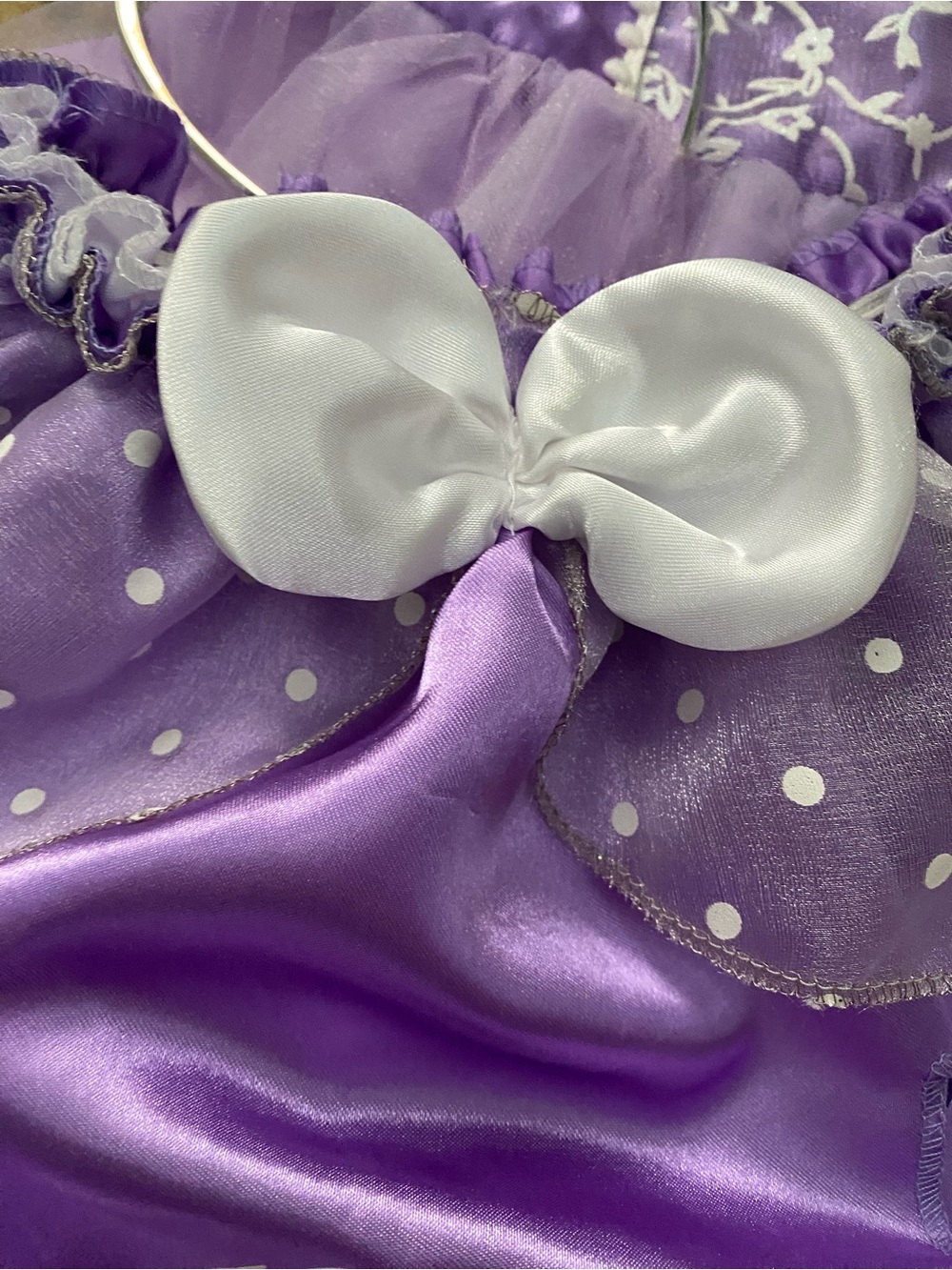 Disney Purple Sofia the First Dress-Up Dress and Headband Size4-6x - Picture 7 of 13